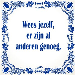 wees jezelf